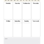 Weekly Planner Weekly Organizer Printable Weekly Kit Digital Planner