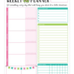 Weekly Planning System Pad Bloom 8 5 Weekly Planning Weekly