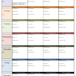 Weekly Social Media Planner Template Printable Pdf Download