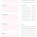 Weekly Work Planner Weekly Planner Work Organizer Work Etsy Work