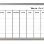 Whiteboard Weekplanner